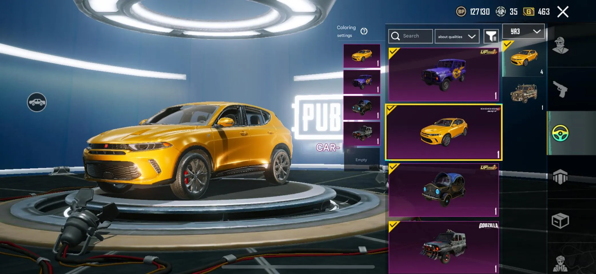 PGM244 82 ACCOUNT 2 FULL M416 11 CHATS PHARAOH XSUIT 7 6 SPORTSCARS FAT (G)